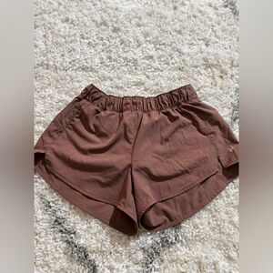 Brown Women’s Old Navy Active Quick Dry Flow Fitting Shorts Sz XS